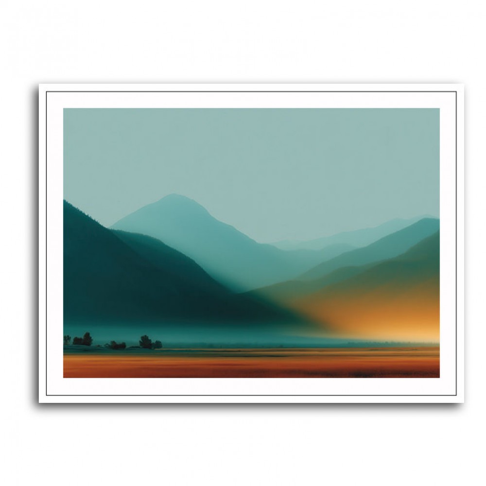 Mountain Landscape Abstract Mountain Landscape Abstract
