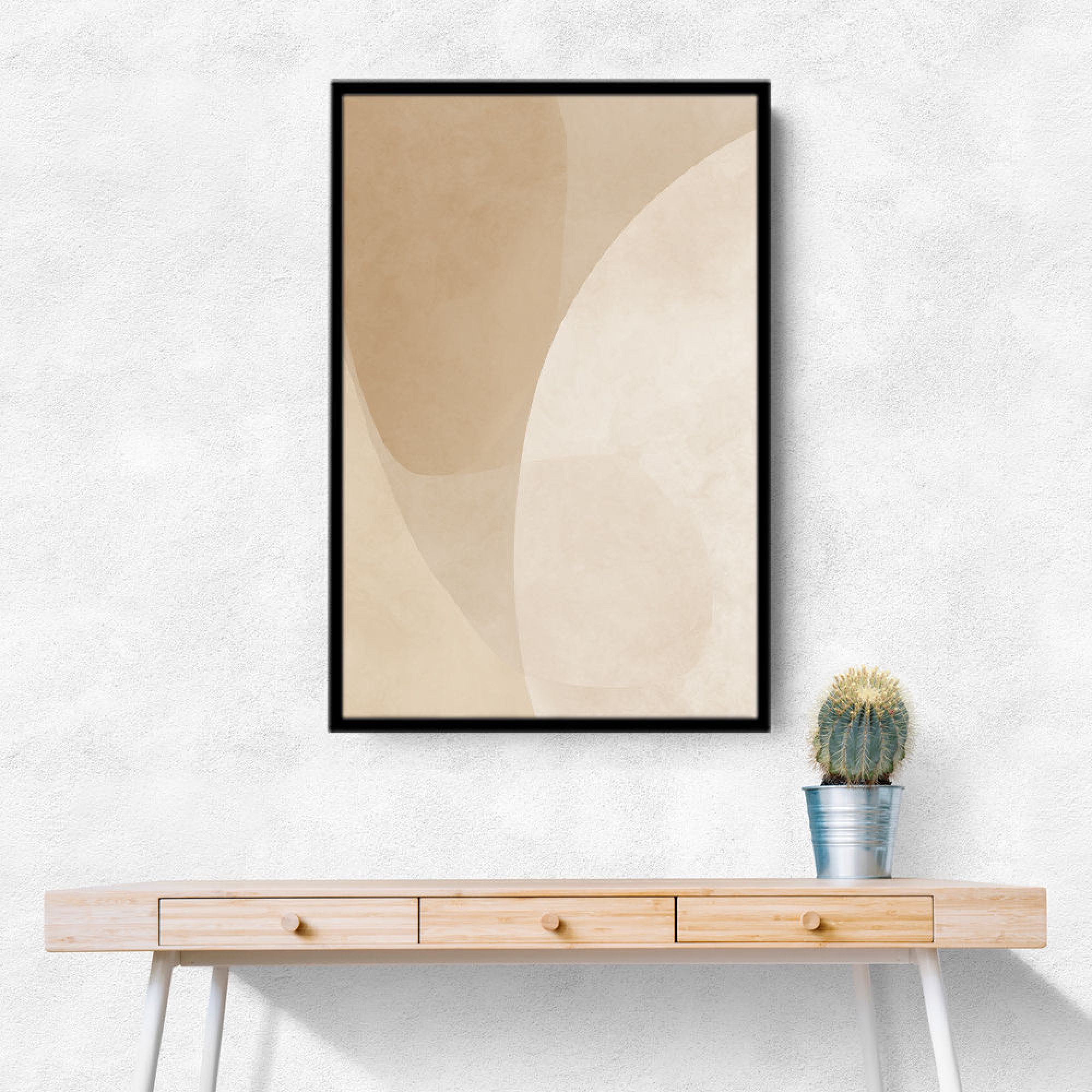 Minimalist Abstract Art Featuring Large Soft-Edged 63 Wall Art