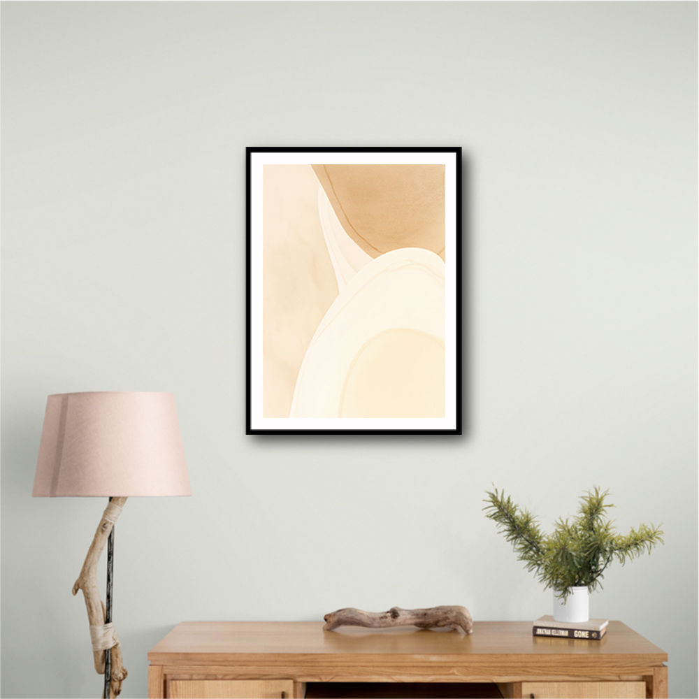 Minimalist Abstract Art Featuring Large Soft-Edged 67