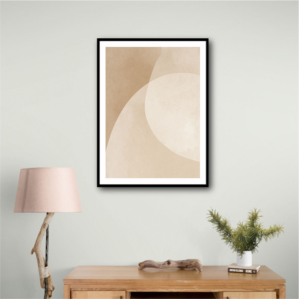 Minimalist Abstract Art Featuring Large Soft-Edged 68