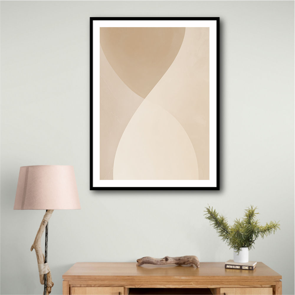 Minimalist Abstract Art Featuring Large Soft-Edged 70