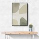 Minimalist Abstract Art Featuring Soft Pebble-Like 56