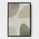 Minimalist Abstract Art Featuring Soft Pebble-Like 56