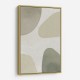 Minimalist Abstract Art Featuring Soft Pebble-Like 56