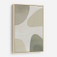 Minimalist Abstract Art Featuring Soft Pebble-Like 56