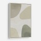 Minimalist Abstract Art Featuring Soft Pebble-Like 56