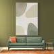 Minimalist Abstract Art Featuring Soft Pebble-Like 56