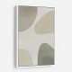 Minimalist Abstract Art Featuring Soft Pebble-Like 56