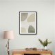 Minimalist Abstract Art Featuring Soft Pebble-Like 56