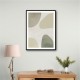 Minimalist Abstract Art Featuring Soft Pebble-Like 56