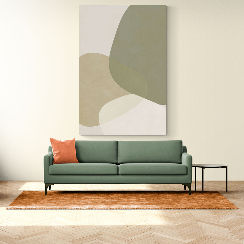 Minimalist Abstract Art Featuring Soft Pebble-Like 57