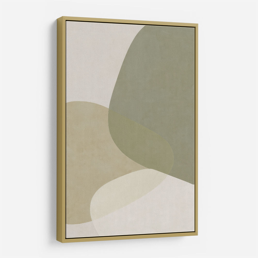 Minimalist Abstract Art Featuring Soft Pebble-Like 57