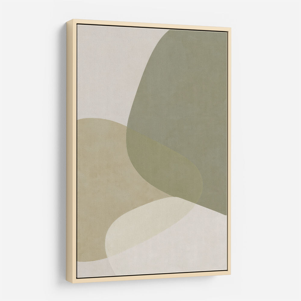 Minimalist Abstract Art Featuring Soft Pebble-Like 57