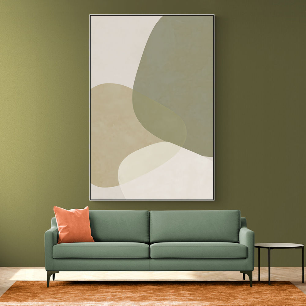 Minimalist Abstract Art Featuring Soft Pebble-Like 57