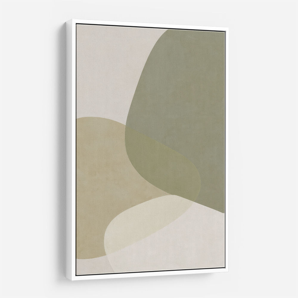 Minimalist Abstract Art Featuring Soft Pebble-Like 57