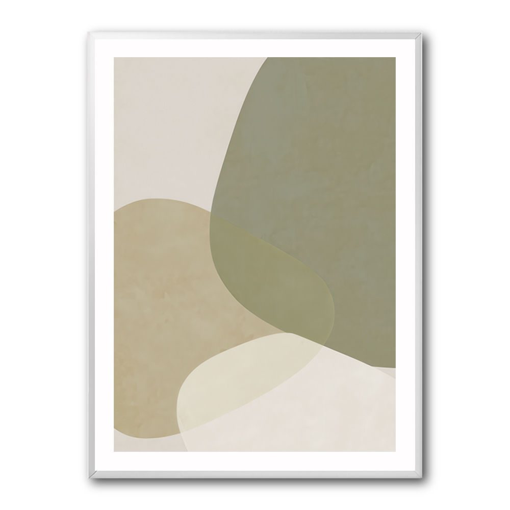 Minimalist Abstract Art Featuring Soft Pebble-Like 57