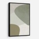 Minimalist Abstract Art Featuring Soft Pebble-Like 58