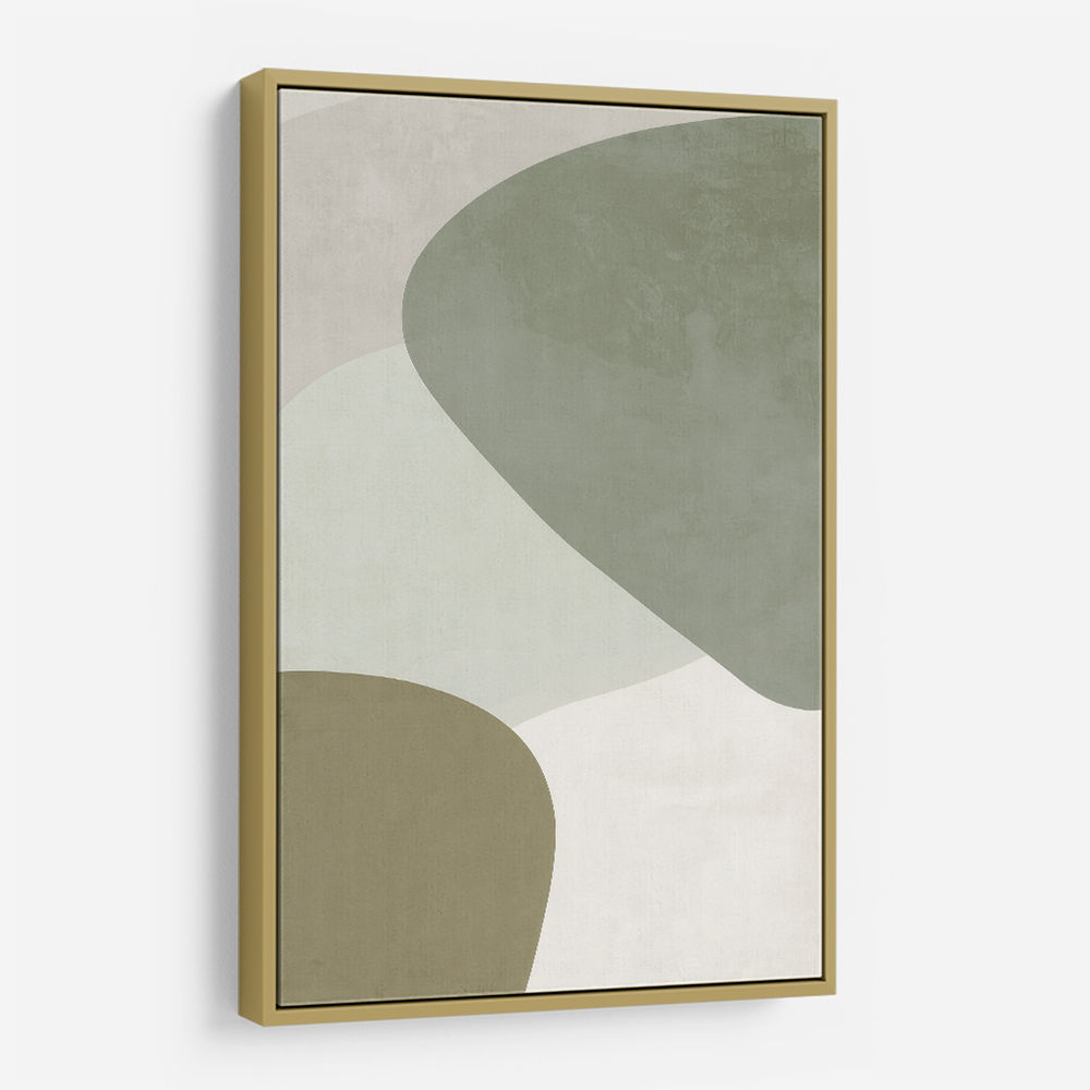 Minimalist Abstract Art Featuring Soft Pebble-Like 58