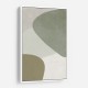 Minimalist Abstract Art Featuring Soft Pebble-Like 58