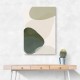 Minimalist Abstract Art Featuring Soft Pebble-Like 59