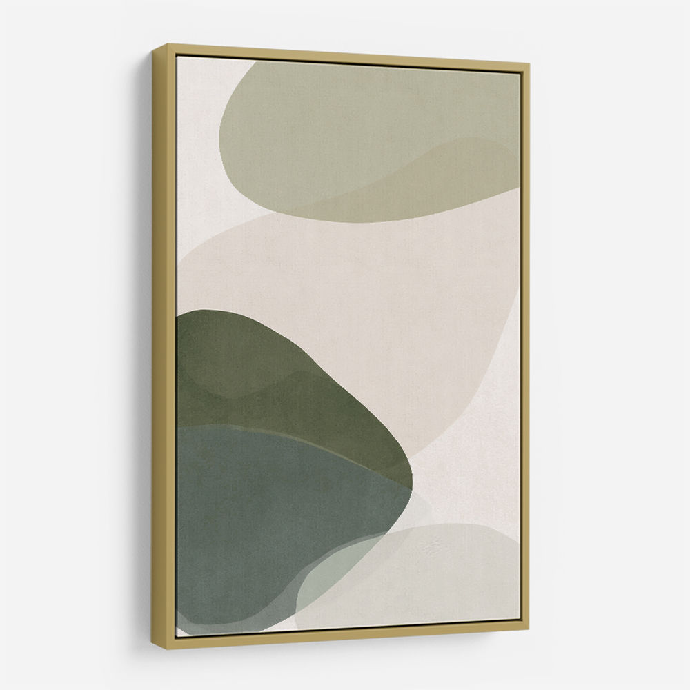 Minimalist Abstract Art Featuring Soft Pebble-Like 59