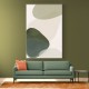 Minimalist Abstract Art Featuring Soft Pebble-Like 59