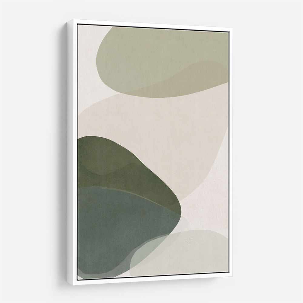 Minimalist Abstract Art Featuring Soft Pebble-Like 59