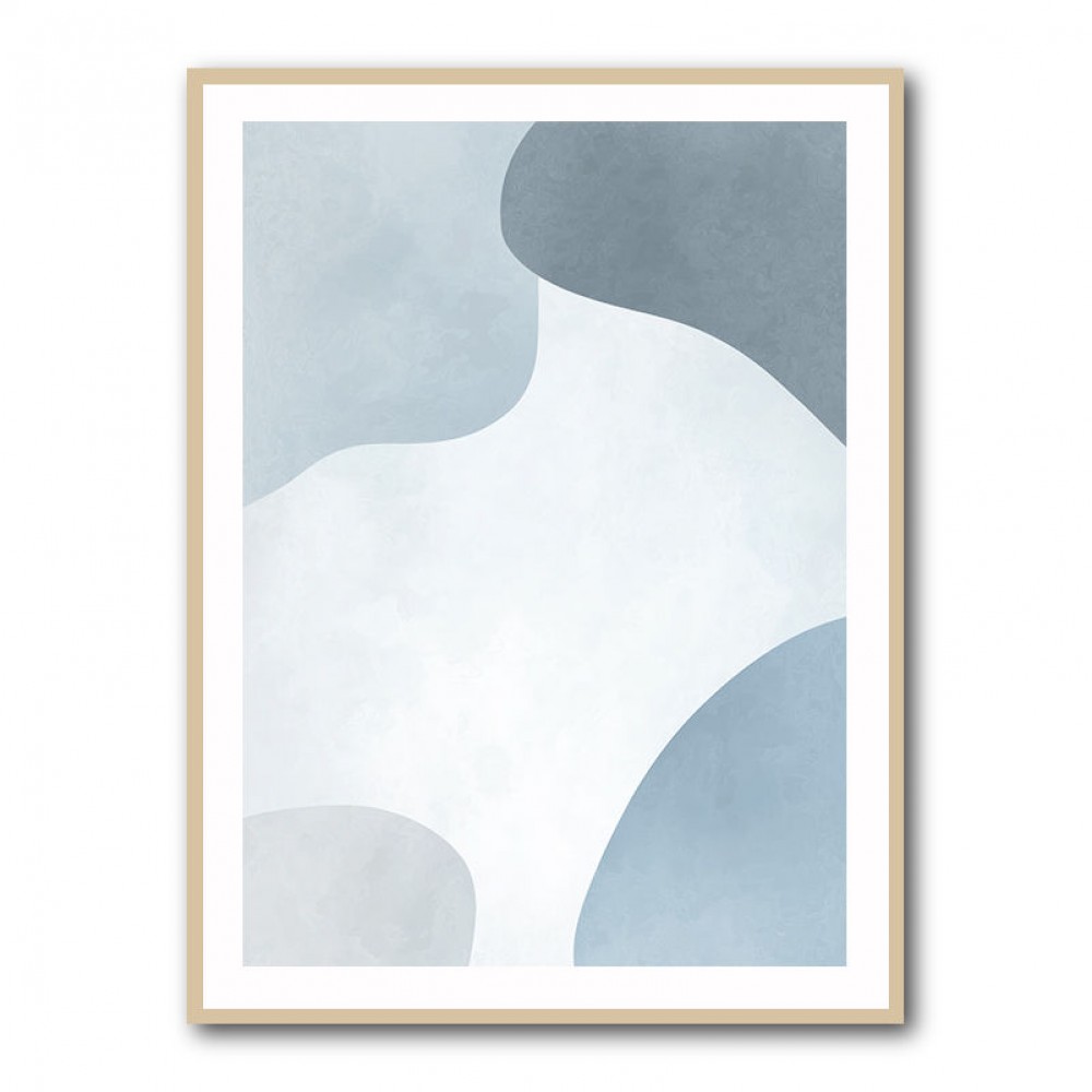 Minimalist Abstract Art With Soft Edged Organic Shapes 52