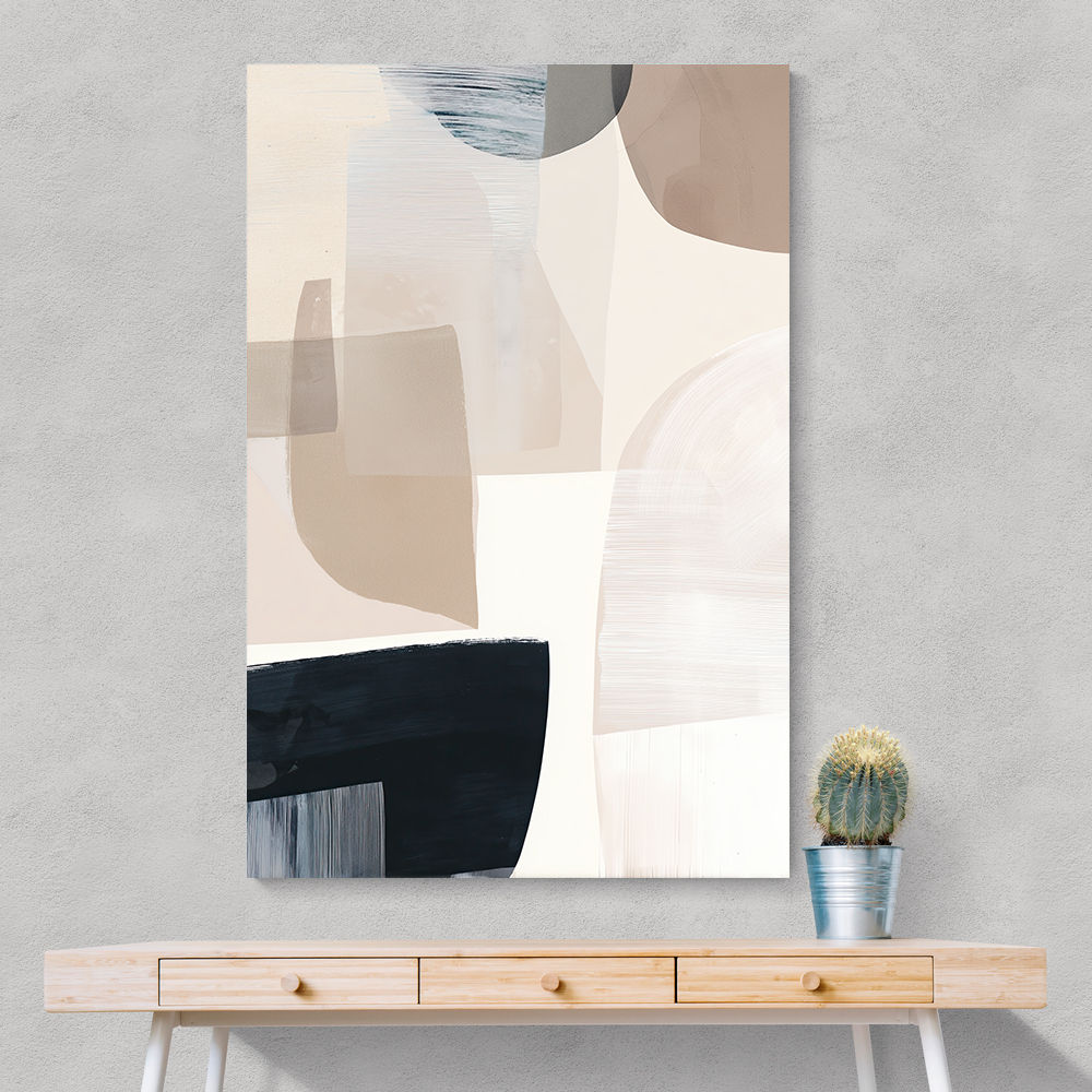 Minimalist Abstract Collage With Overlapping Organic Shapes 13 Minimalist Abstract Collage With Overlapping Organic Shapes 13