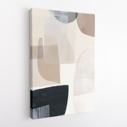 Minimalist Abstract Collage With Overlapping Organic Shapes 13