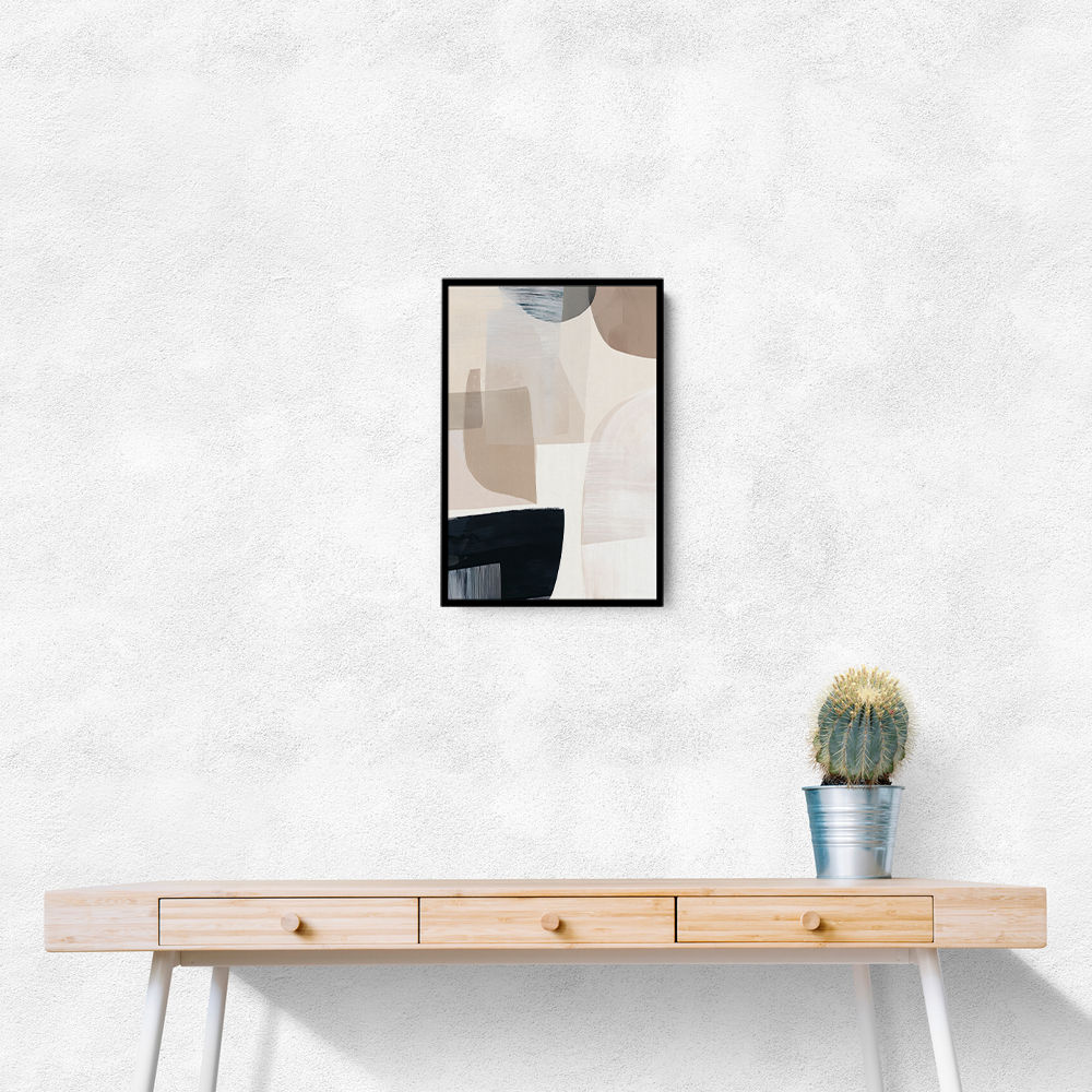 Minimalist Abstract Collage With Overlapping Organic Shapes 13 Minimalist Abstract Collage With Overlapping Organic Shapes 13