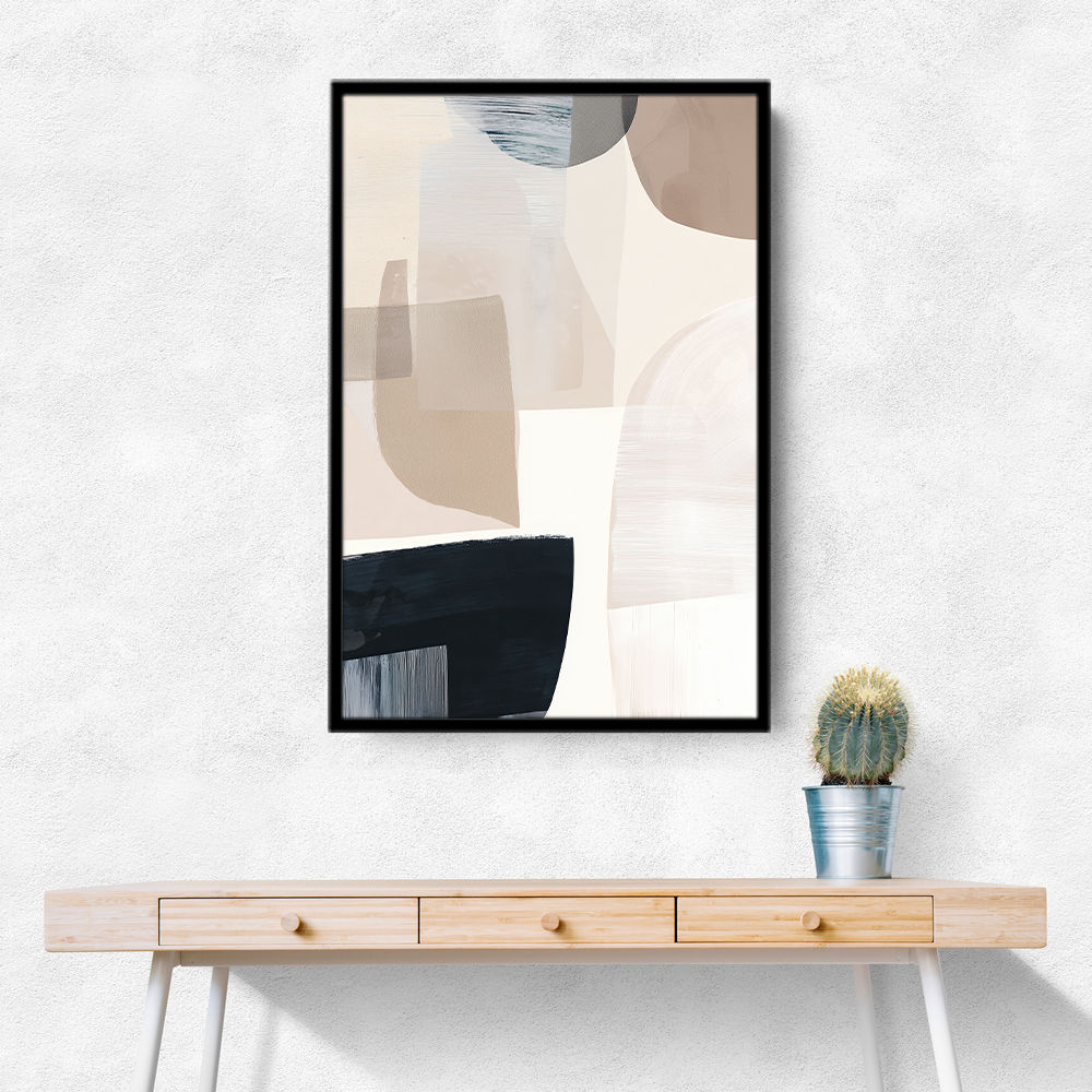 Minimalist Abstract Collage With Overlapping Organic Shapes 13 Minimalist Abstract Collage With Overlapping Organic Shapes 13