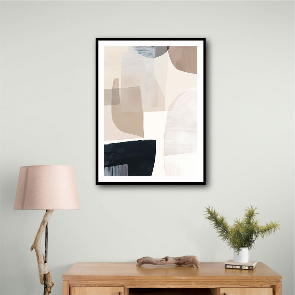 Minimalist Abstract Collage With Overlapping Organic Shapes 13 Minimalist Abstract Collage With Overlapping Organic Shapes 13