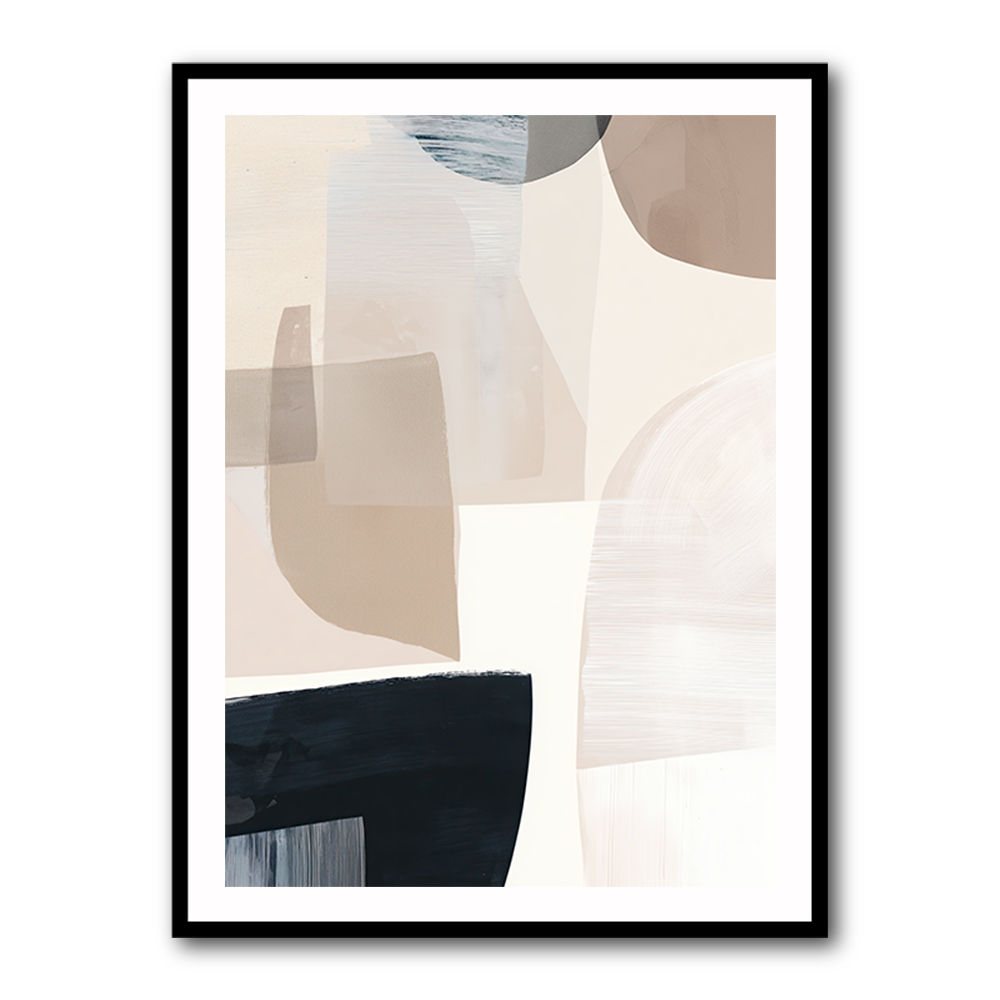 Minimalist Abstract Collage With Overlapping Organic Shapes 13 Minimalist Abstract Collage With Overlapping Organic Shapes 13