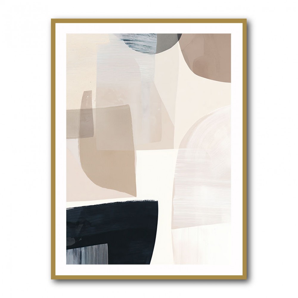 Minimalist Abstract Collage With Overlapping Organic Shapes 13 Minimalist Abstract Collage With Overlapping Organic Shapes 13