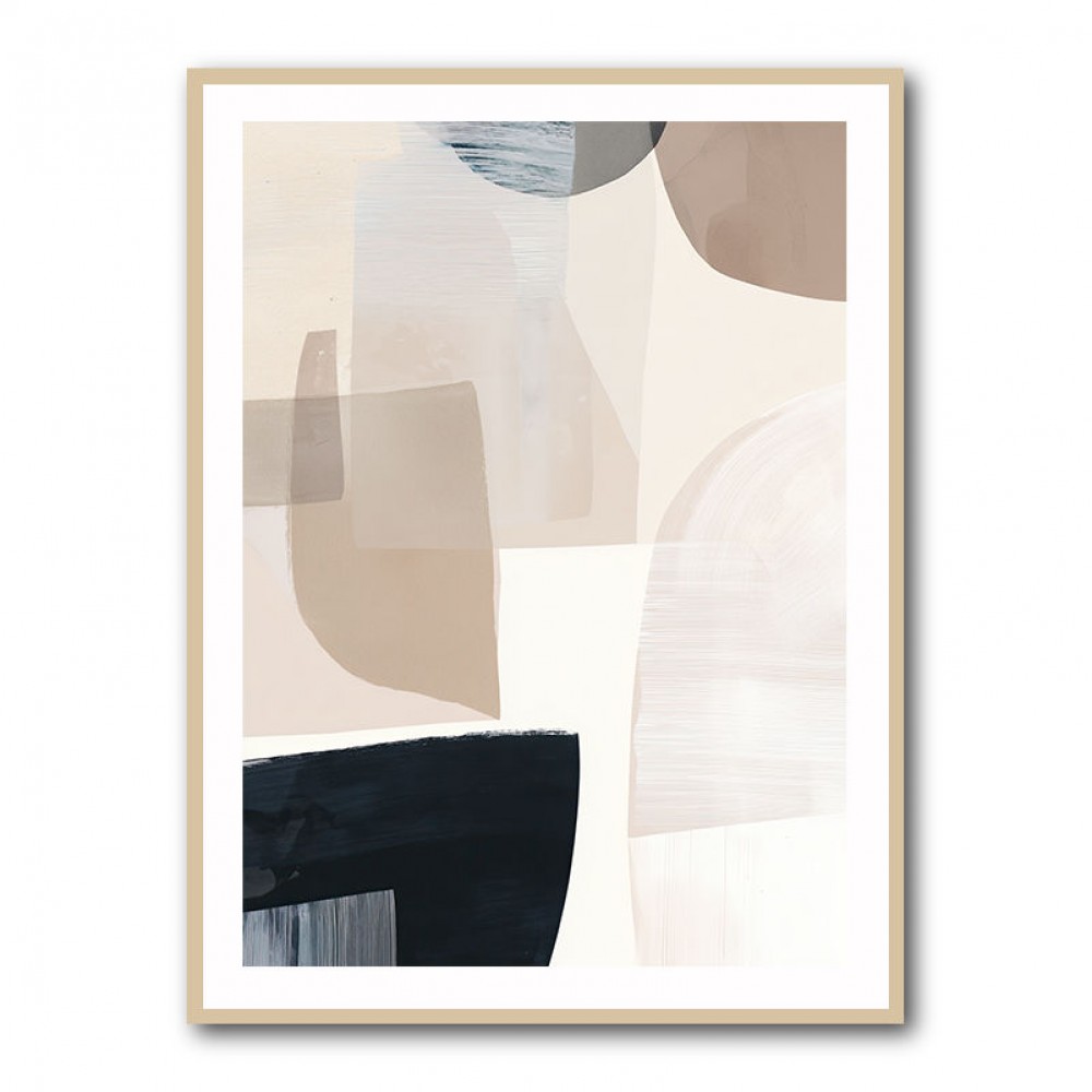 Minimalist Abstract Collage With Overlapping Organic Shapes 13 Minimalist Abstract Collage With Overlapping Organic Shapes 13