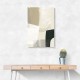 Minimalist Abstract Collage With Overlapping Organic Shapes 14