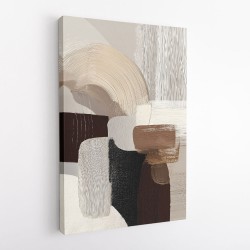 Minimalist Abstract Collage With Overlapping Organic Shapes 16