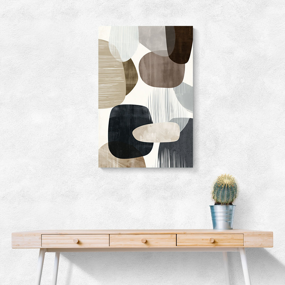 Minimalist Abstract Collage With Overlapping Organic Shapes 17 Minimalist Abstract Collage With Overlapping Organic Shapes 17