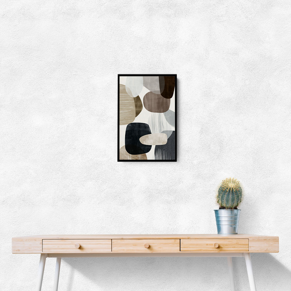 Minimalist Abstract Collage With Overlapping Organic Shapes 17 Minimalist Abstract Collage With Overlapping Organic Shapes 17