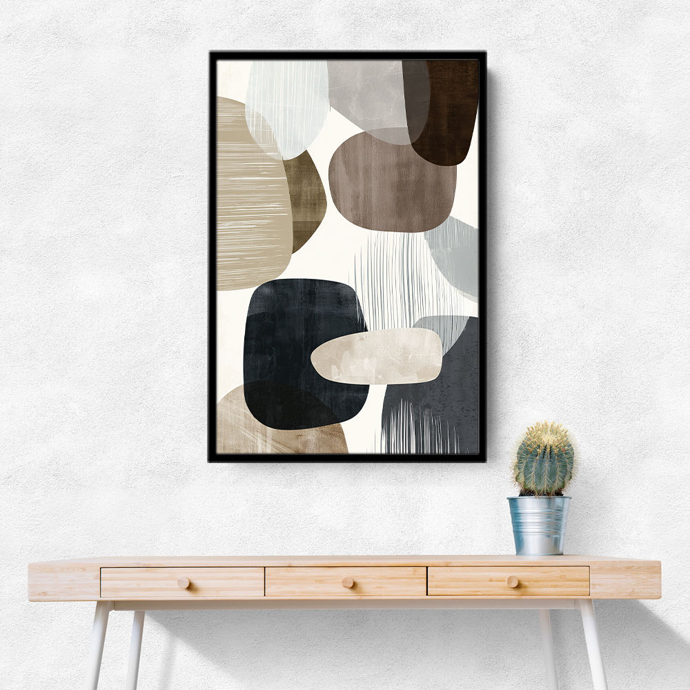 Minimalist Abstract Collage With Overlapping Organic Shapes 17 Minimalist Abstract Collage With Overlapping Organic Shapes 17