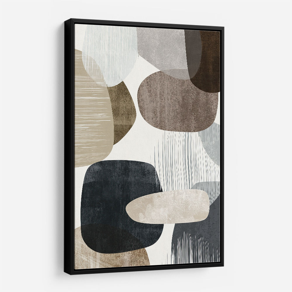 Minimalist Abstract Collage With Overlapping Organic Shapes 17 Minimalist Abstract Collage With Overlapping Organic Shapes 17