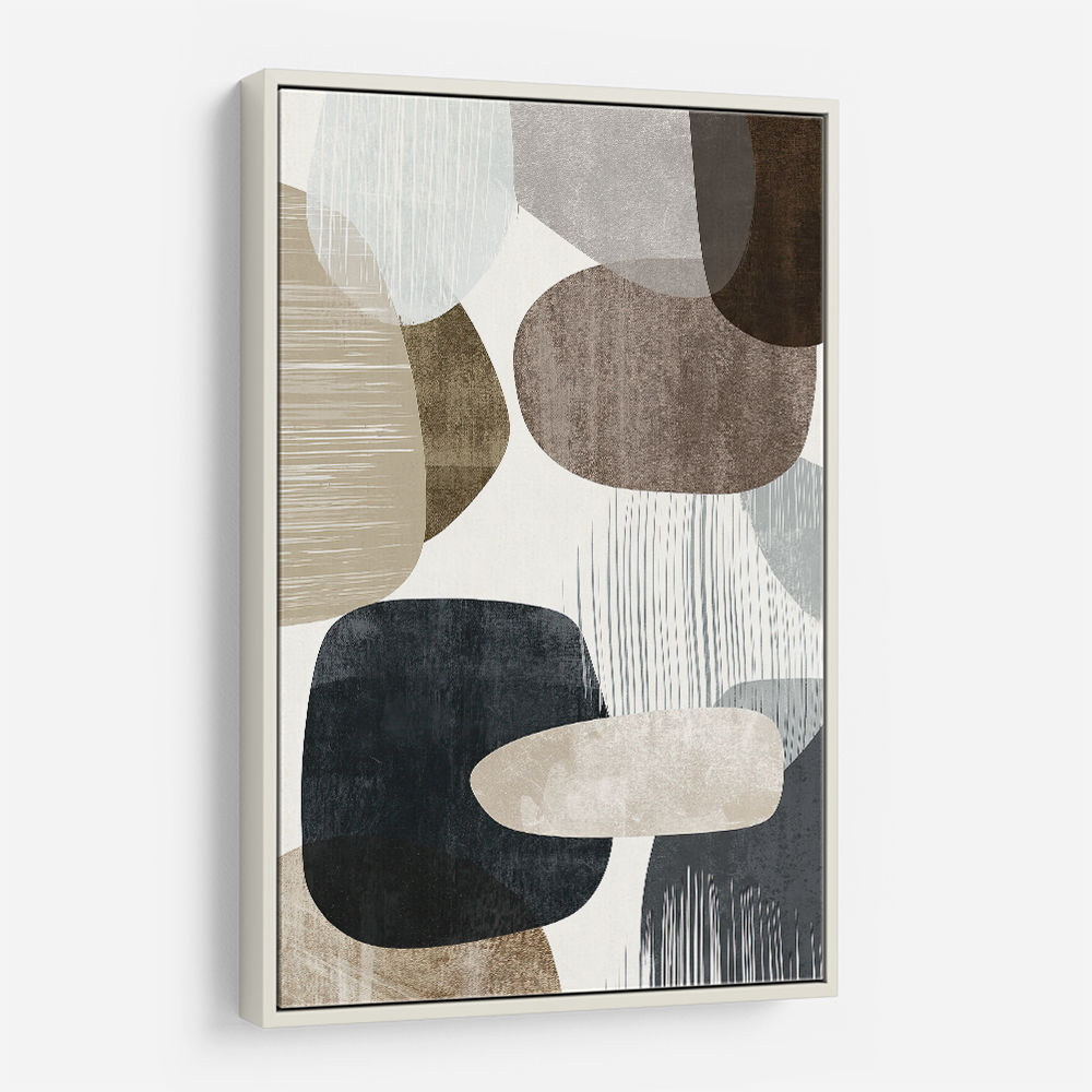 Minimalist Abstract Collage With Overlapping Organic Shapes 17 Minimalist Abstract Collage With Overlapping Organic Shapes 17