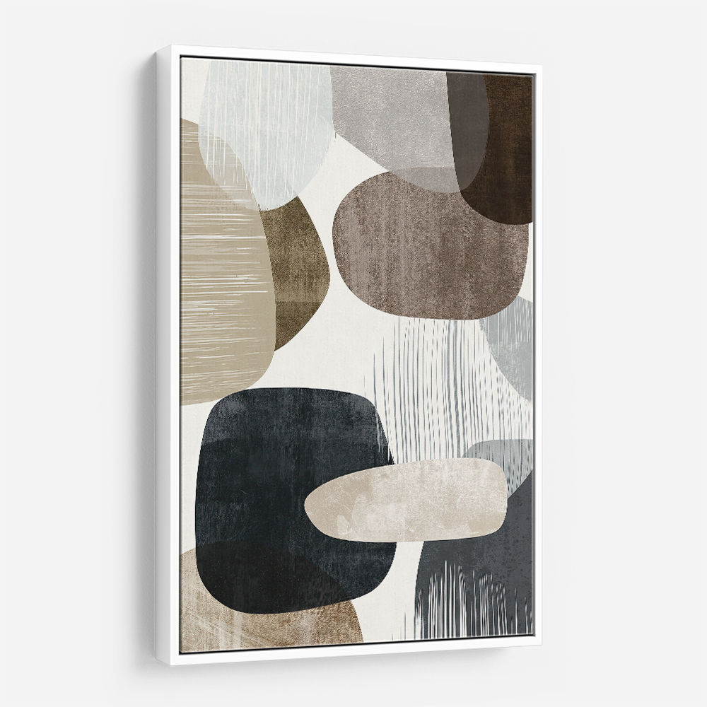 Minimalist Abstract Collage With Overlapping Organic Shapes 17 Minimalist Abstract Collage With Overlapping Organic Shapes 17