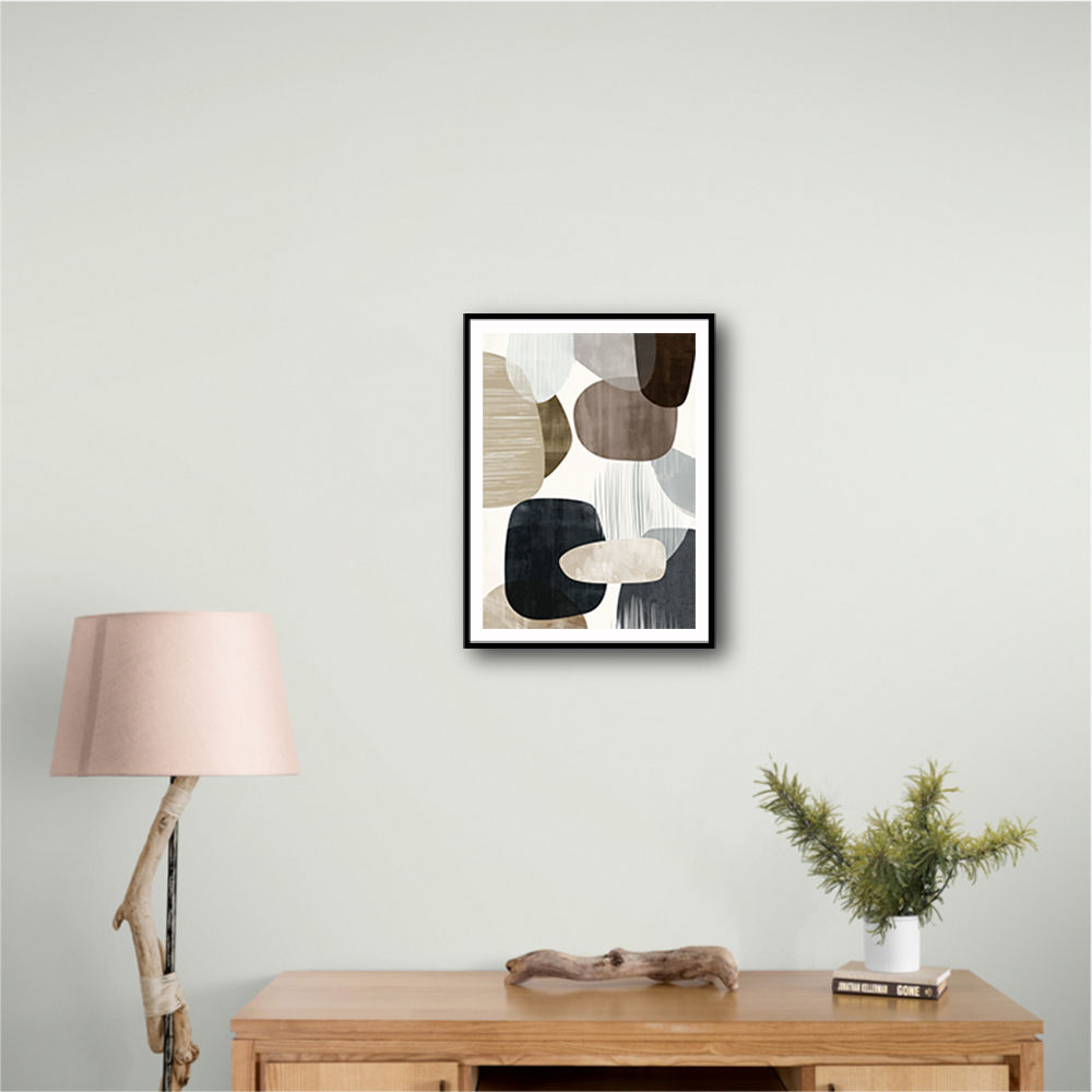Minimalist Abstract Collage With Overlapping Organic Shapes 17 Minimalist Abstract Collage With Overlapping Organic Shapes 17