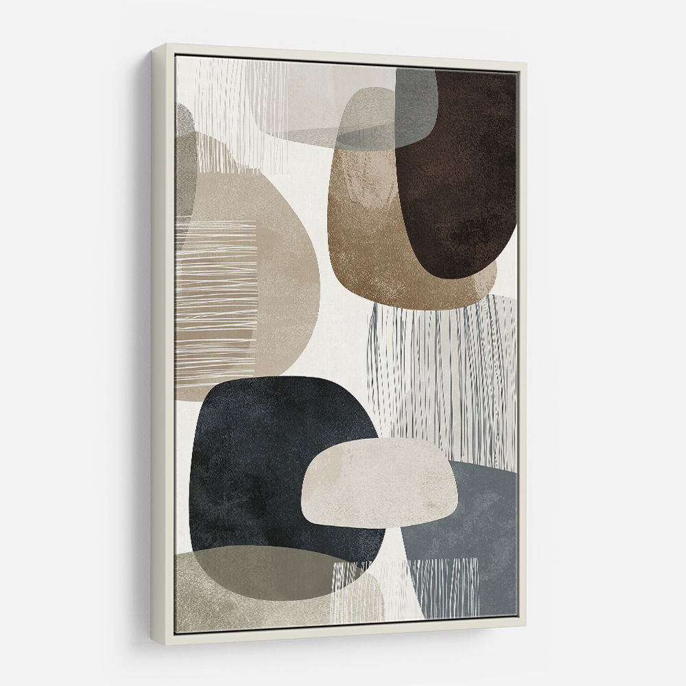 Minimalist Abstract Collage With Overlapping Organic Shapes 19 Minimalist Abstract Collage With Overlapping Organic Shapes 19