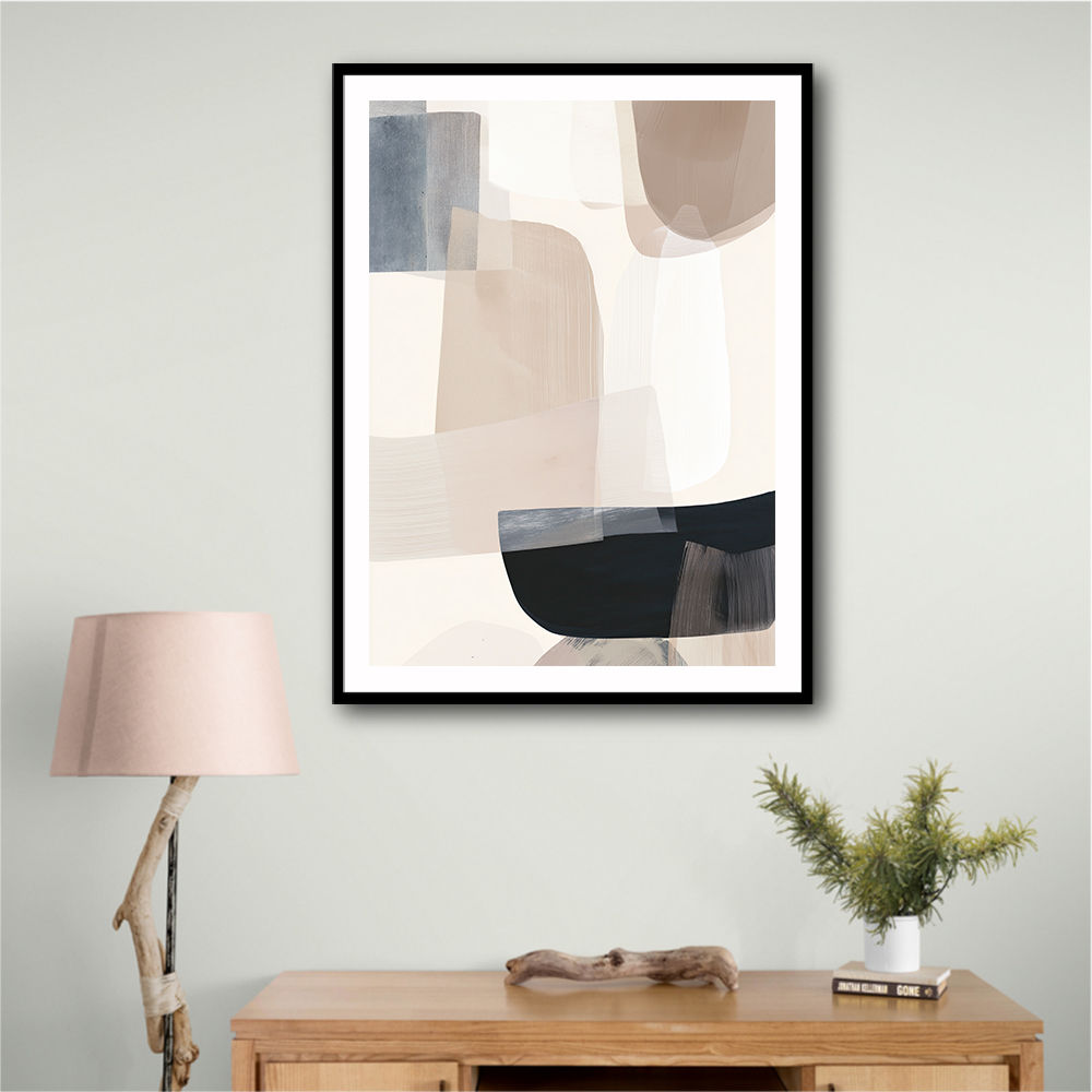 Minimalist Abstract Collage With Overlapping Organic Shapes 20 Minimalist Abstract Collage With Overlapping Organic Shapes 20