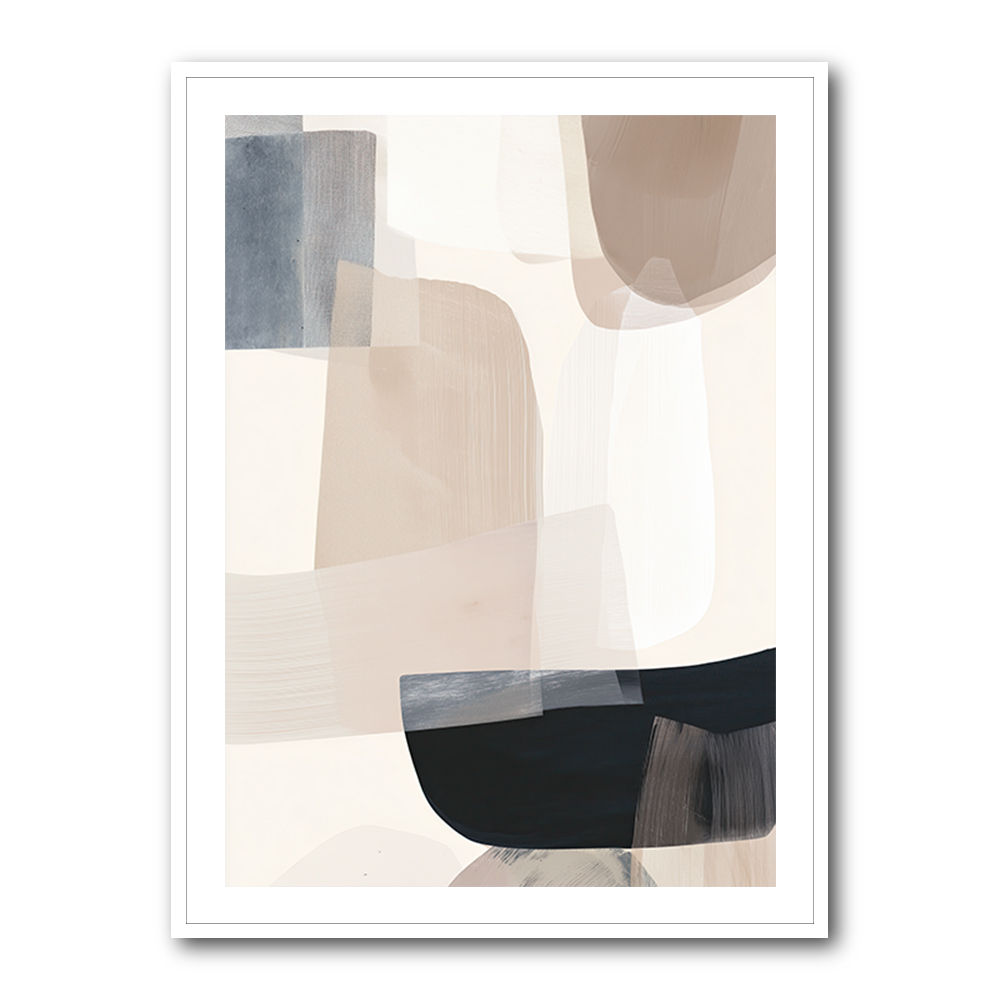 Minimalist Abstract Collage With Overlapping Organic Shapes 20 Minimalist Abstract Collage With Overlapping Organic Shapes 20