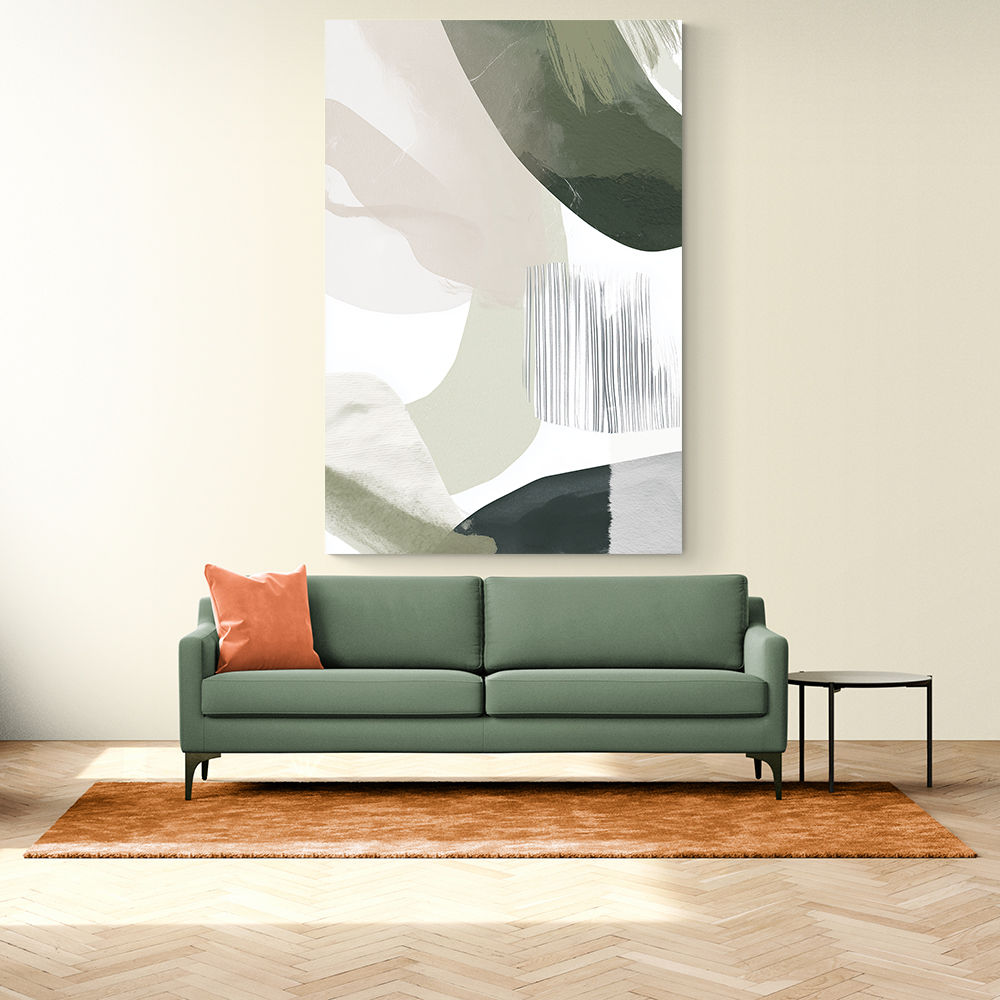 Minimalist Abstract Collage With Overlapping Organic Shapes 21