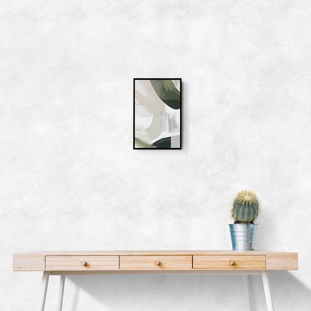 Minimalist Abstract Collage With Overlapping Organic Shapes 21